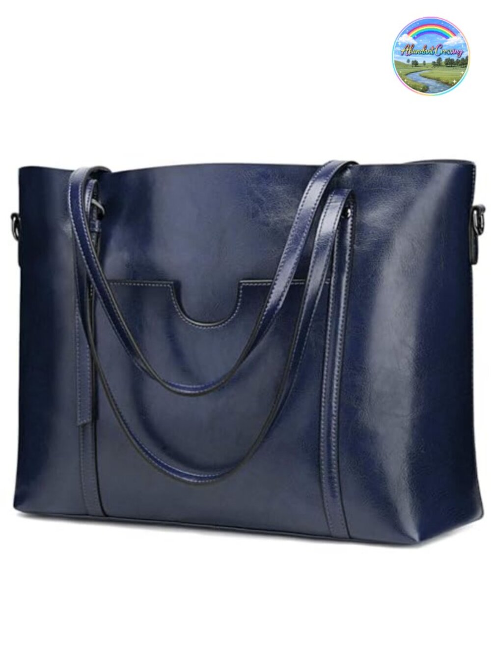Genuine Leather Tote Bag Top Handle Satchel Work Shoulder Purse